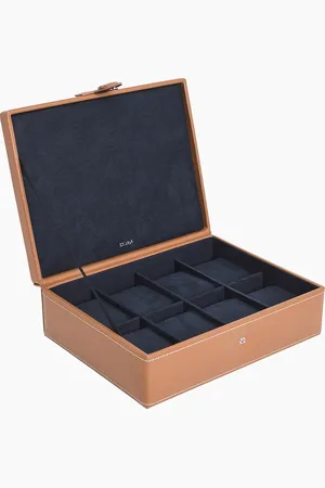 Le Tanneur Schatulle aus Leder für 8 Uhren