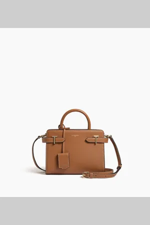 Le Tanneur Kleine Handtasche Emilie aus genarbtem Leder mit Trageriemen
