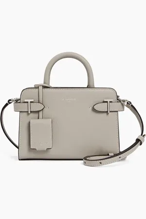 Le Tanneur Mini-Handtasche Emilie aus Glattleder in Metallic-Look