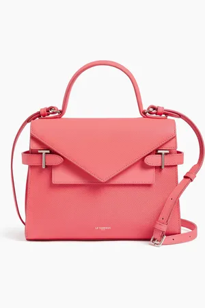 Le Tanneur Mittelgroße Handtasche Emilie aus T-Signaturleder mit Doppelklappe