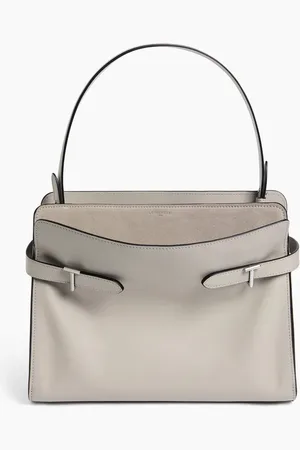 Le Tanneur Große Emie Schultertasche aus glattem Leder und Nubuk.