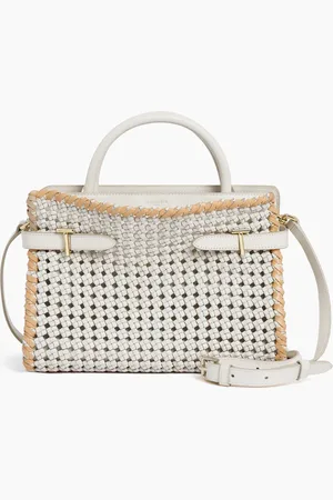 Le Tanneur Mittelgroße Handtasche Emie aus geflochtenem Glattleder