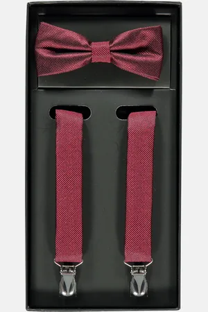 Lerros Hosenträger und Fliege *Jacquard