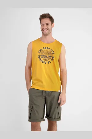 Lerros Tanktop für Herren, mit Brustprint