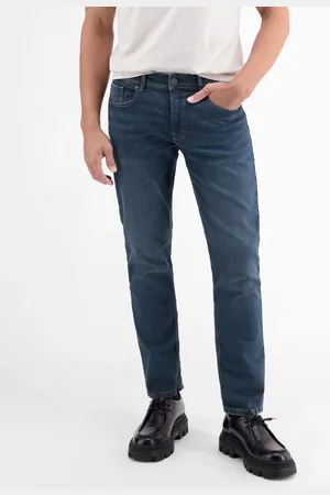 Lerros BAXTER 5-Pocket-Denim, RELAXED FIT, unifarben
