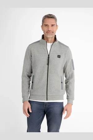 Lerros Sweatjacke in Struktur-Mix-Qualität