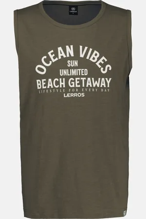 Lerros Herren Tanktop mit Brustprint