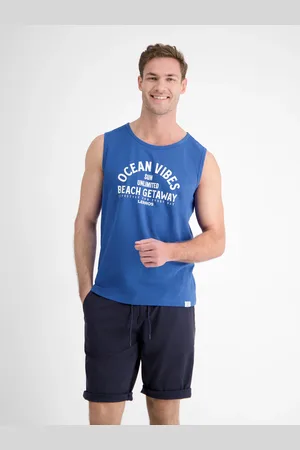 Lerros Herren Tanktop mit Brustprint