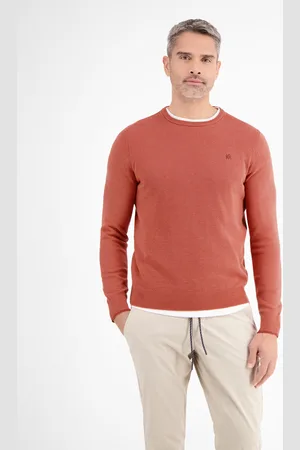 Lerros Leichter Strickpullover mit schmaler Rippstruktur