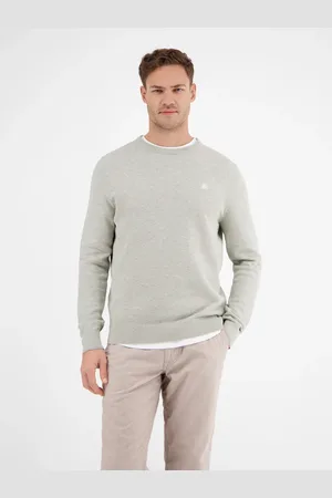 Lerros Leichter Strickpullover mit schmaler Rippstruktur