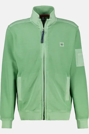 Lerros Sweatjacke mit Stehkragen für Herren in Großen Größen