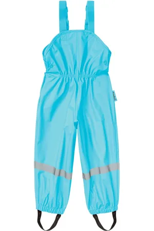Playshoes Kleinkinder Regenlatzhose mit Reflektoren (86/92, türkis)