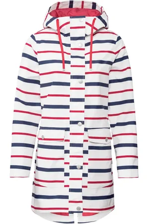 Esmara ® Damen Trenchcoat (36, weiß/beere/navy)