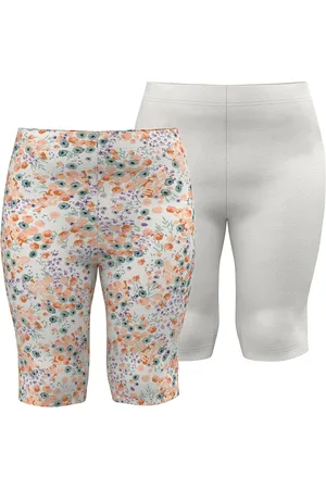 LUPILU ® Kleinkinder Capri-Leggings (98/104, gemustert/weiß)