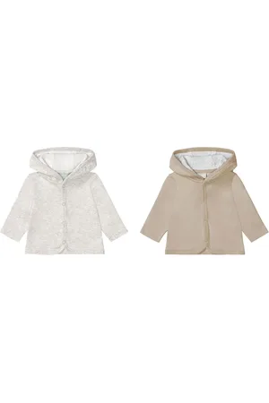 LUPILU ® 2 Baby Jäckchen (74/80, hellgrau/ )