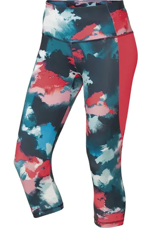 Crivit Damen Funktionscapri Laufen (bunt, XS(32/34))