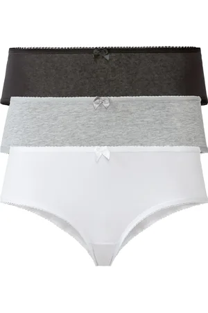 Esmara ® Damen Hipster (schwarz/grau/weiß, L(44/46))