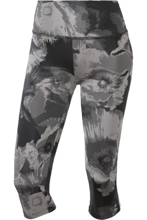Crivit Damen Funktionscapri Fitness (XS(32/34), gemustert)