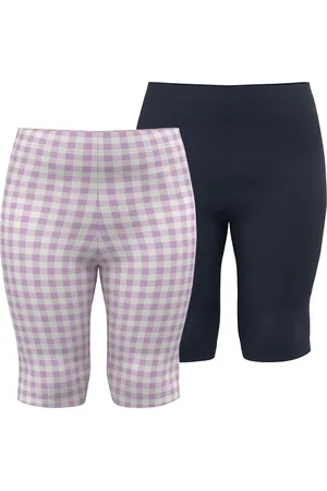 LUPILU ® Kleinkinder Capri-Leggings (98/104, navy/flieder)