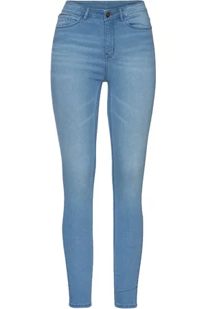 Esmara ® Damen Jeans Super Skinny Fit Highwaist (Hellblau, 34)