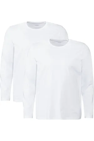 Livergy ® Herren T-Shirt langarm 2er Set (XXL(60/62), weiß)