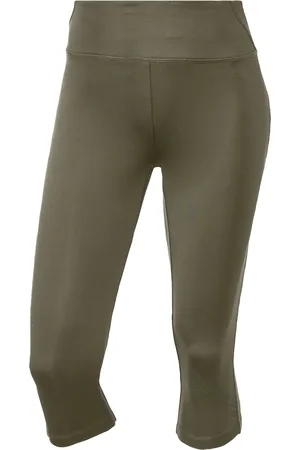 Crivit Damen Funktionscapri Fitness (XS(32/34), grün)