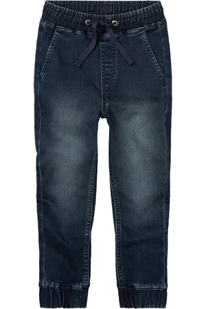 LUPILU ® Kleinkinder Hose mit Bündchen (Dunkelblau, 98/104)