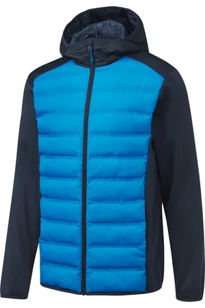 Crivit Herren Hybridjacke Outdoor (S(44/46), hellblau/navy)