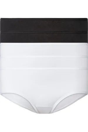 Esmara ® Damen Hipster, 5 Stück (XS(32/34), schwarz/weiß)