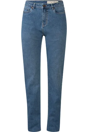 Esmara ® Damen Jeans Straight (34 reg length, mittelblau)