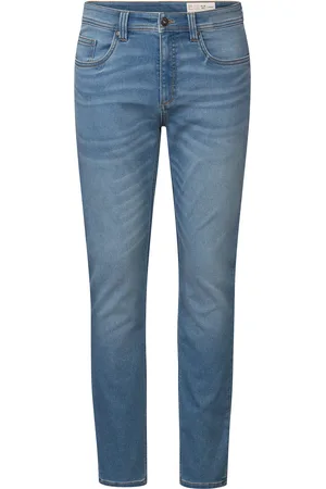 Livergy ® Herren Sweatdenim Slim Fit 5 Pocket (Hellblau, 52)
