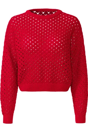 Esmara ® Damen Pullover Lochstrick (M(40/42), )