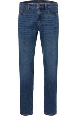 Livergy ® Herren Jeans Relaxed Fit Ankle length (48 (32/32), mittelblau)