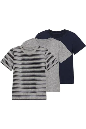LUPILU ® Kleinkinder T-Shirt (98/104, navy/ gestreift)