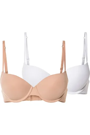 Esmara ® Damen Push Up BHs 2er Set (70A, /weiß)