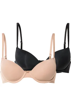 Esmara ® Damen Bügel BHs 2er Set (75B, schwarz/ )