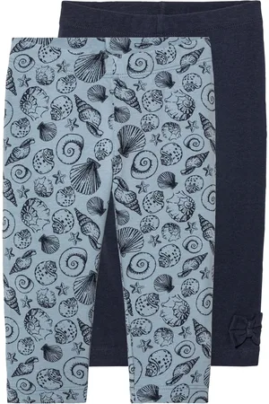 LUPILU ® Kleinkinder Caprileggings, 2 Stück ( /Grau, 98/104)