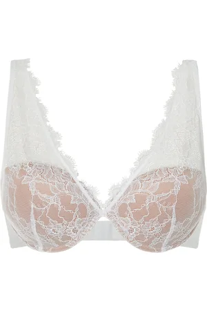 Esmara ® Damen BH mit Spitze (75B, weiß)