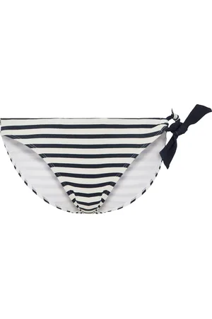 Esmara ® Damen Bikini Unterteil (36, /weiß gestreift)