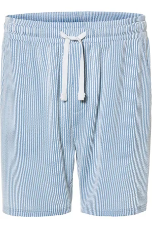 Livergy ® Herren Shorts Seersucker (S, /weiß)