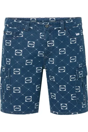 Livergy ® Herren Jeansshorts Cargo (gemustert/ , 30)