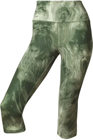 Crivit Damen Funktionscapri Fitness (XS (32/34), grün)