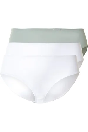 Esmara ® 3 Paar Damen Slips (XXL (52/54), mint/weiß)
