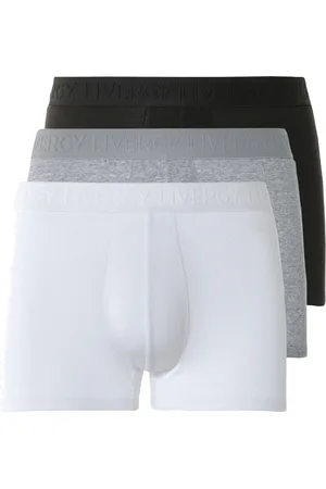 Livergy ® Herren Boxer Rippe 3er (7/XL, schwarz/grau/weiß)