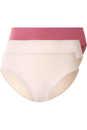Esmara ® 3 Paar Damen Slips (XL (48/50), beere/rosa)
