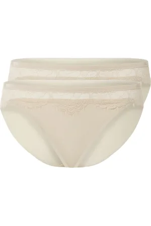Esmara ® Damen Slip mit Spitze, 2 Stück (S(36/38), )