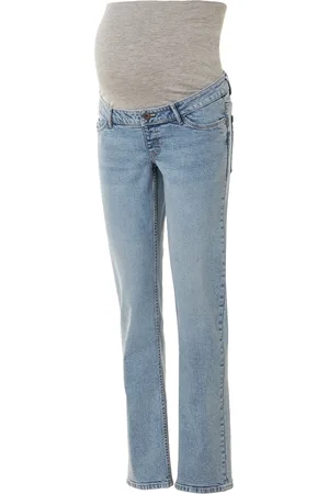 Esmara ® Damen Jeans Straight Fit Umstand (Hellblau, 38)