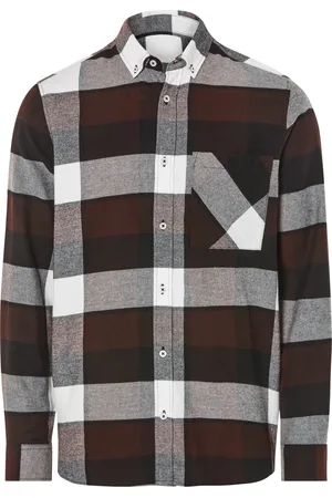 Livergy ® Herren Freizeithemd Flanell (XL(43/44), braun/weiß)