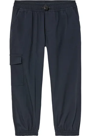 LUPILU ® Kleinkinder Jungen Cargohose Thermo (110/116, navy)