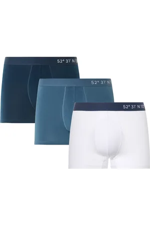 Livergy ® Herren Boxer 3er Pack (7/XL, dunkelblau/blau/weiß)